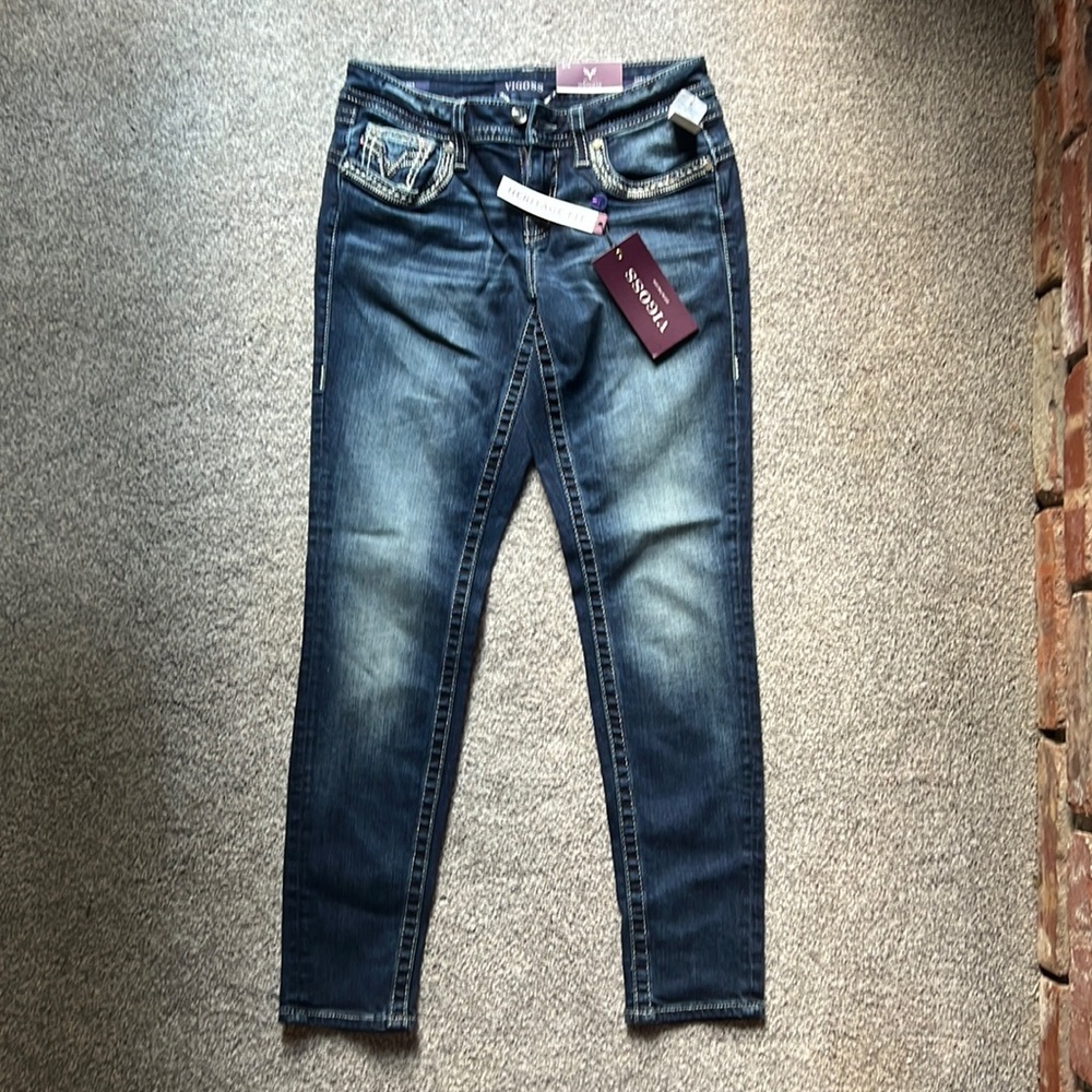 Vigoss denim jeans heritage fit Chelsea skinny